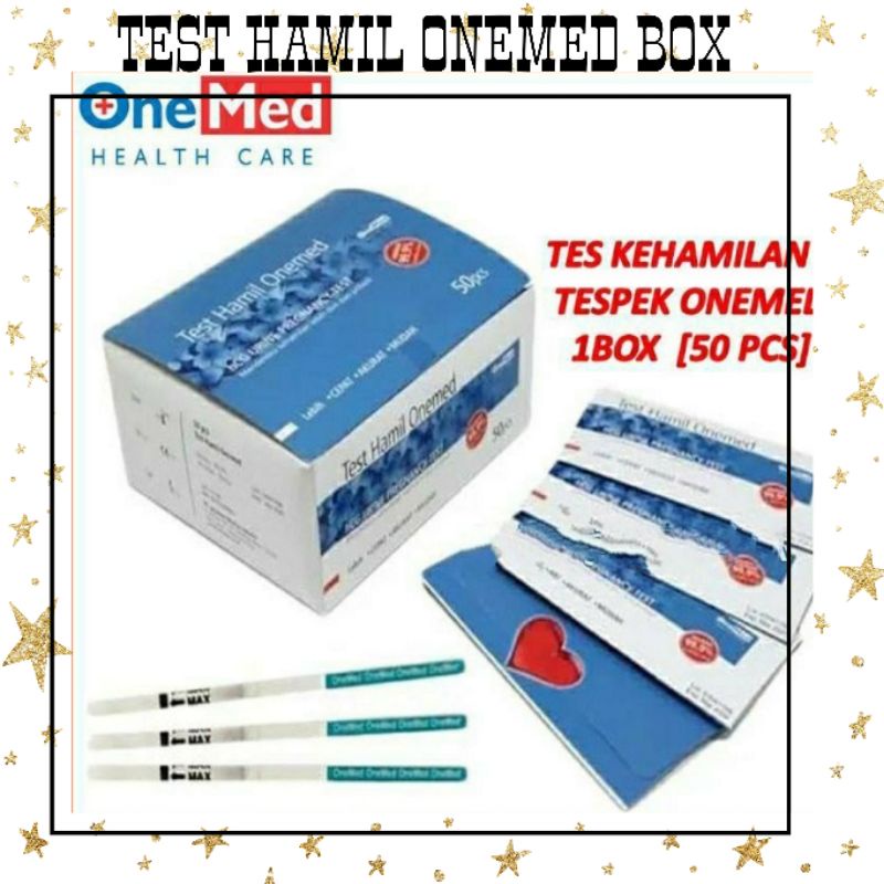 TEST HAMIL ONEMED / TESPEK ONEMED / TES HAMIL / TESPEK ONEMED / TES KEHAMILAN MURAH (1BOX)