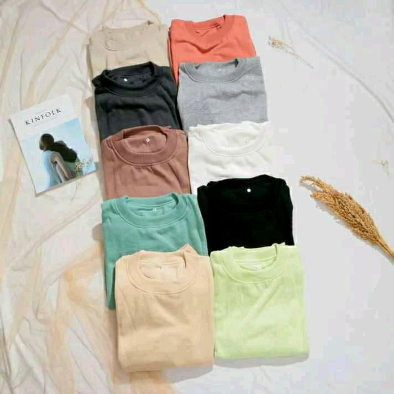 BASIC SWEATER POLOS - SWEATER OBLONG WANITA