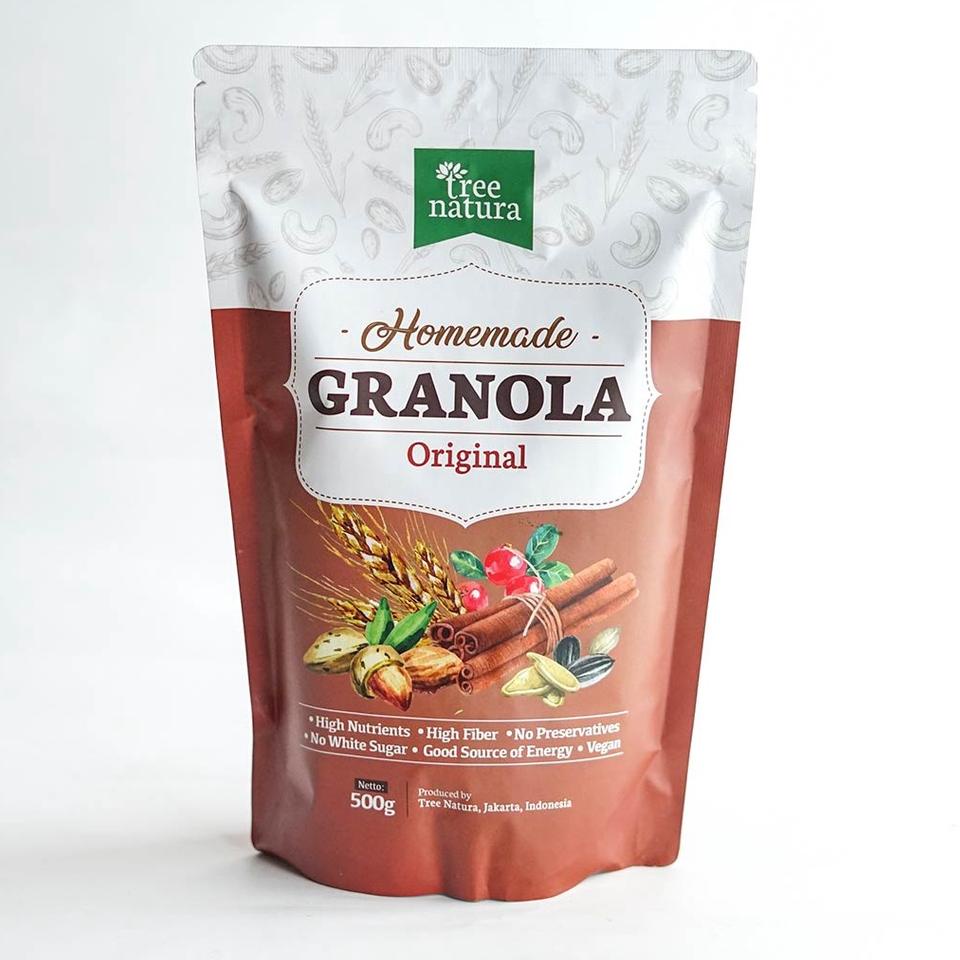 

Cuci Gudang--Tree Natura, Granola Original 500gr