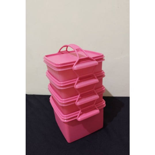 Goodie Box Pink Tupperware