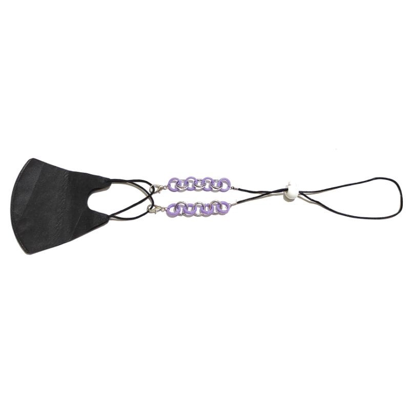 2 in 1 Kalung Strap Mask + Connector Masker Hijab Gratis Stopper Denise Acrilic Chain &amp; Link Rantai