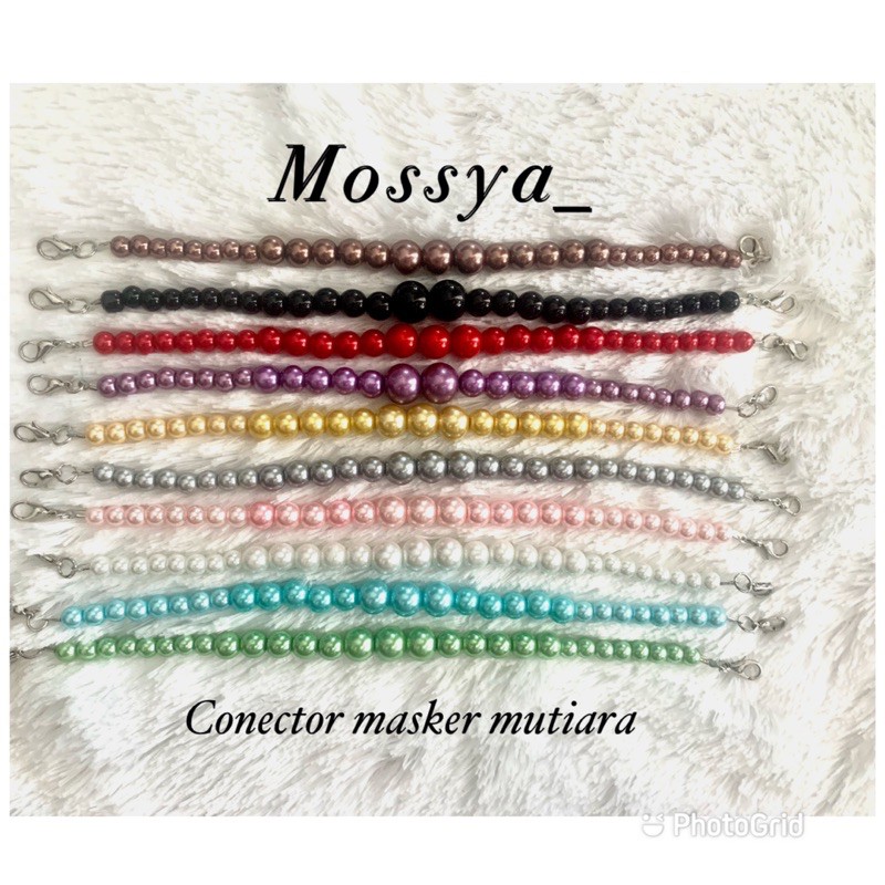 Konektor Masker Mutiara | Konektor Masker | Konektor Masker Hijab | Conector Masker