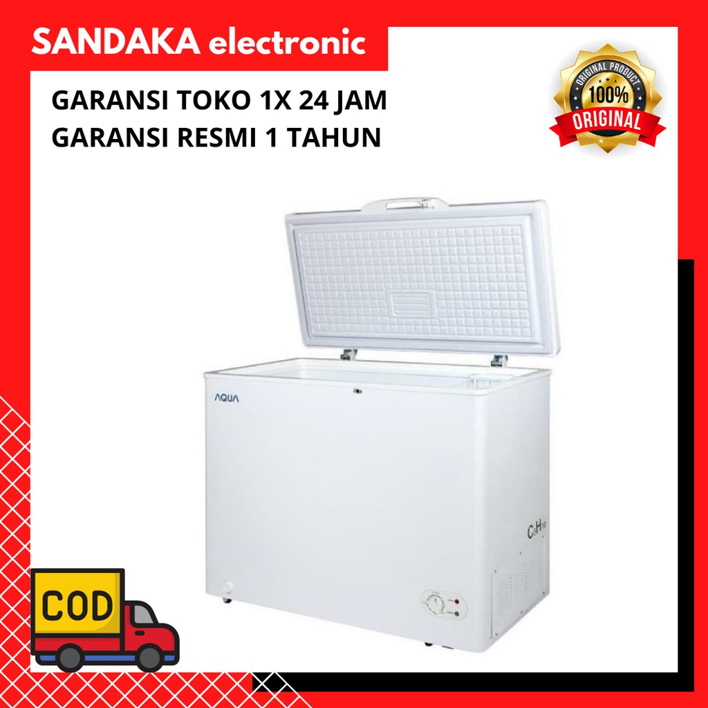 Chest Freezer AQUA AQF 200/AQF-200/AQF 200 Freezer Box 200 Liter