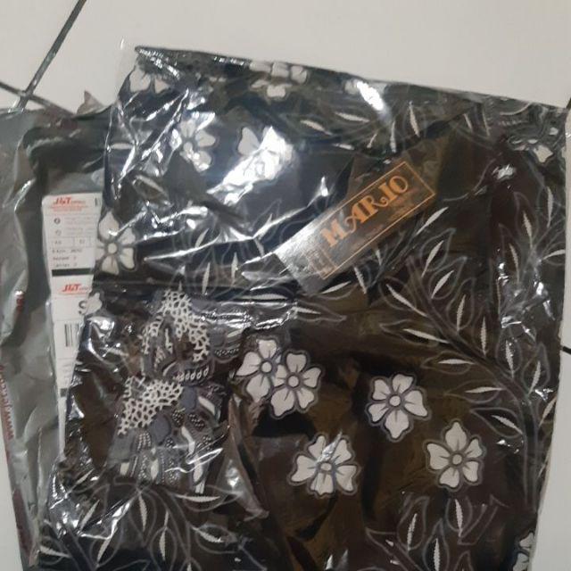 Bswart Batik Hrb026 Kenongo Hem Pendek Padi Pekalongan M L Xl Batik Pria Murah Modern Grosir