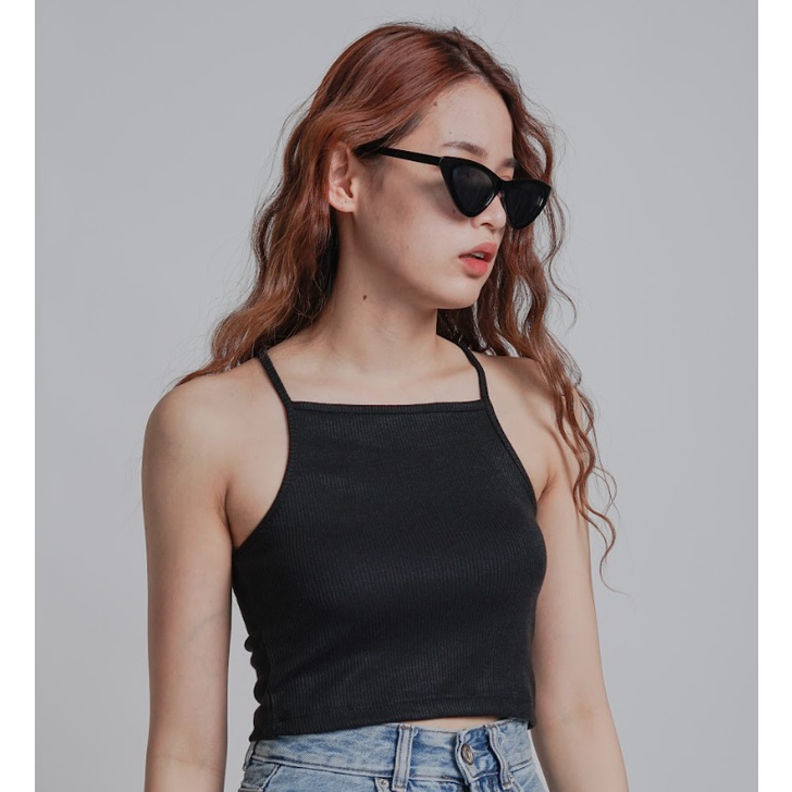 MODAVIE - MELODY TANKTOP Basic Crop Tank Top Rajut Baju Atasan Wanita