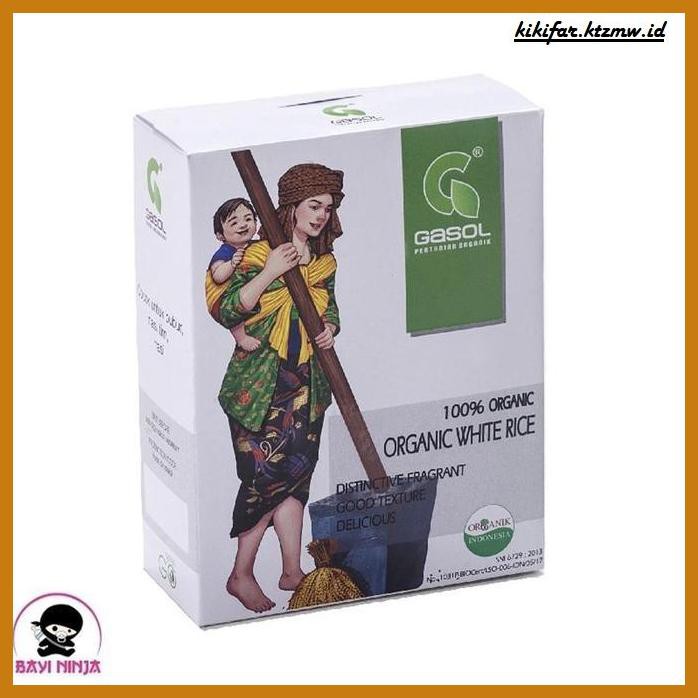 

ANEKA-BERAS- GASOL ORGANIC BERAS PUTIH WHITE RICE ORGANIK 300 G -BERAS-SEHAT.