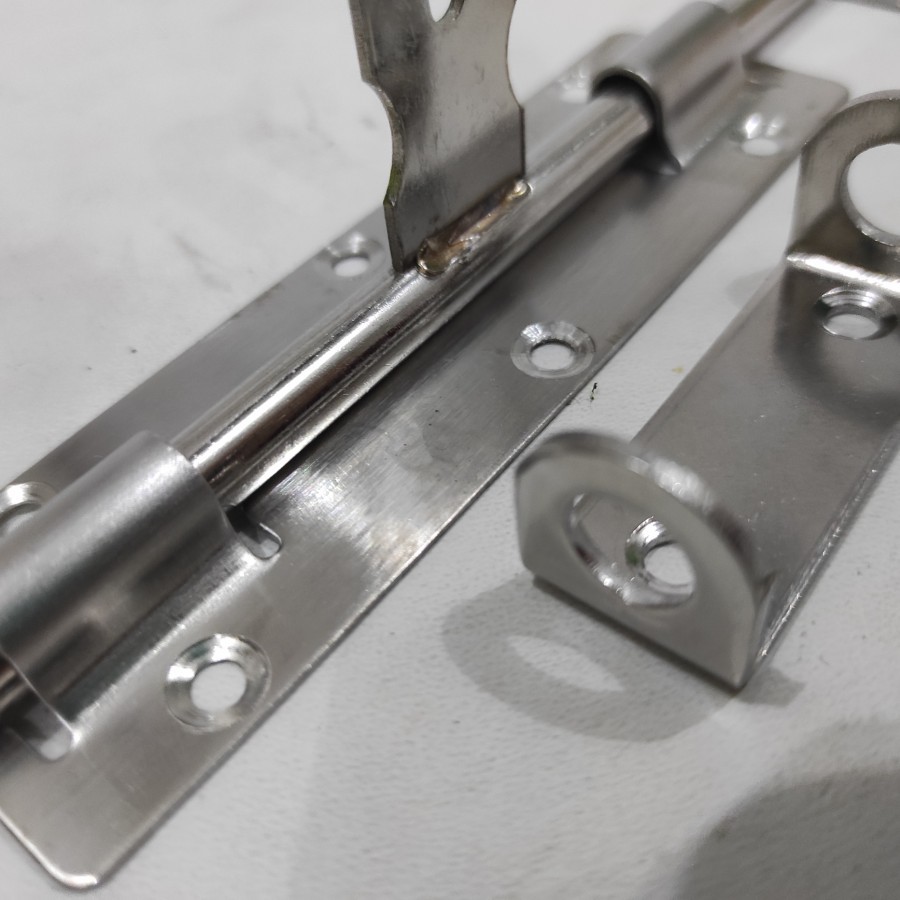 slot kunci grendel + overpal gembok pintu baja steinless steel 7&quot; 7inch