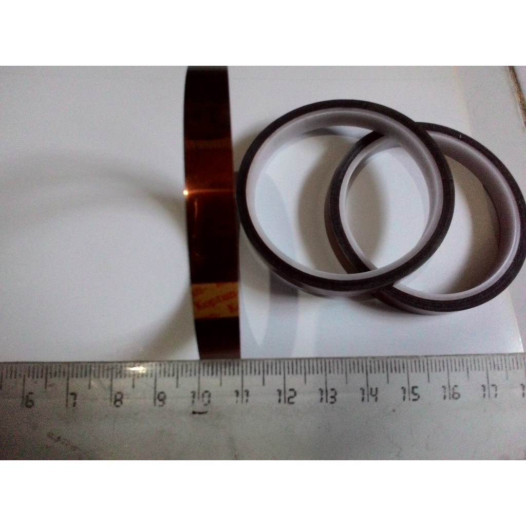 kapton tape 1cm / isolasi anti /tahan panas