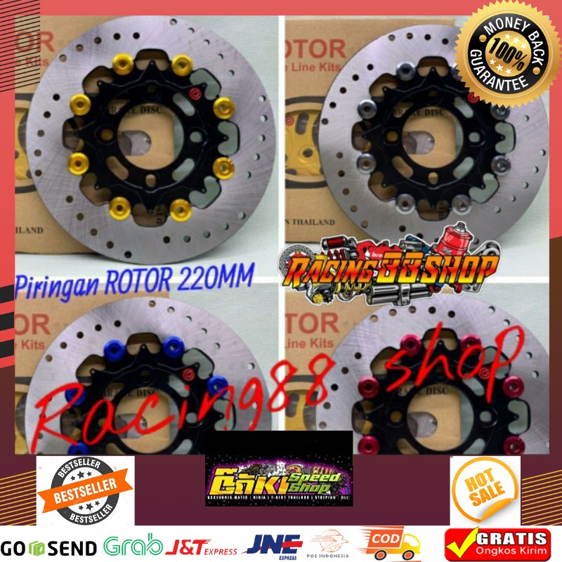 Murah Piringan Disc Cakram ROTOR BREMBO Thailand Beat Scoopy Vario Jupiter MX Satria fu Ninja