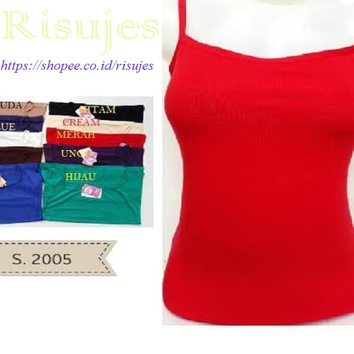 Tank Top Baju Wanita / Baju Singlet Bra BH Model 3550 , 3551 , 2005 , 2015 Asli Tally