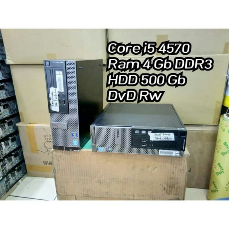 Pc Dell Core i5-4570 Ram 4 Gb/Hdd 500 Gb/Dvd/Harga Super Murah