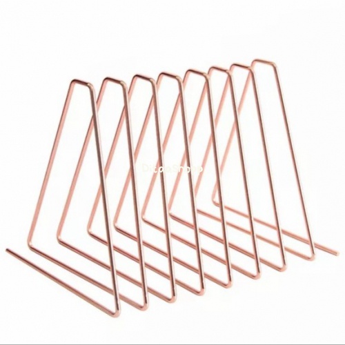 

Sandaran Buku/Penahan Buku/Book End/Book Stand Triangle Aesthetic - Rose Gold 019