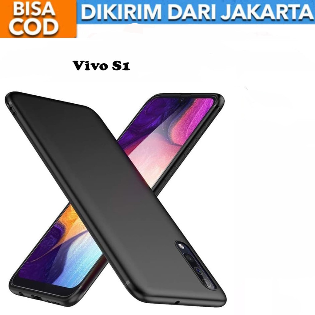 Casing Vivo S1 SoftCase Black Matte