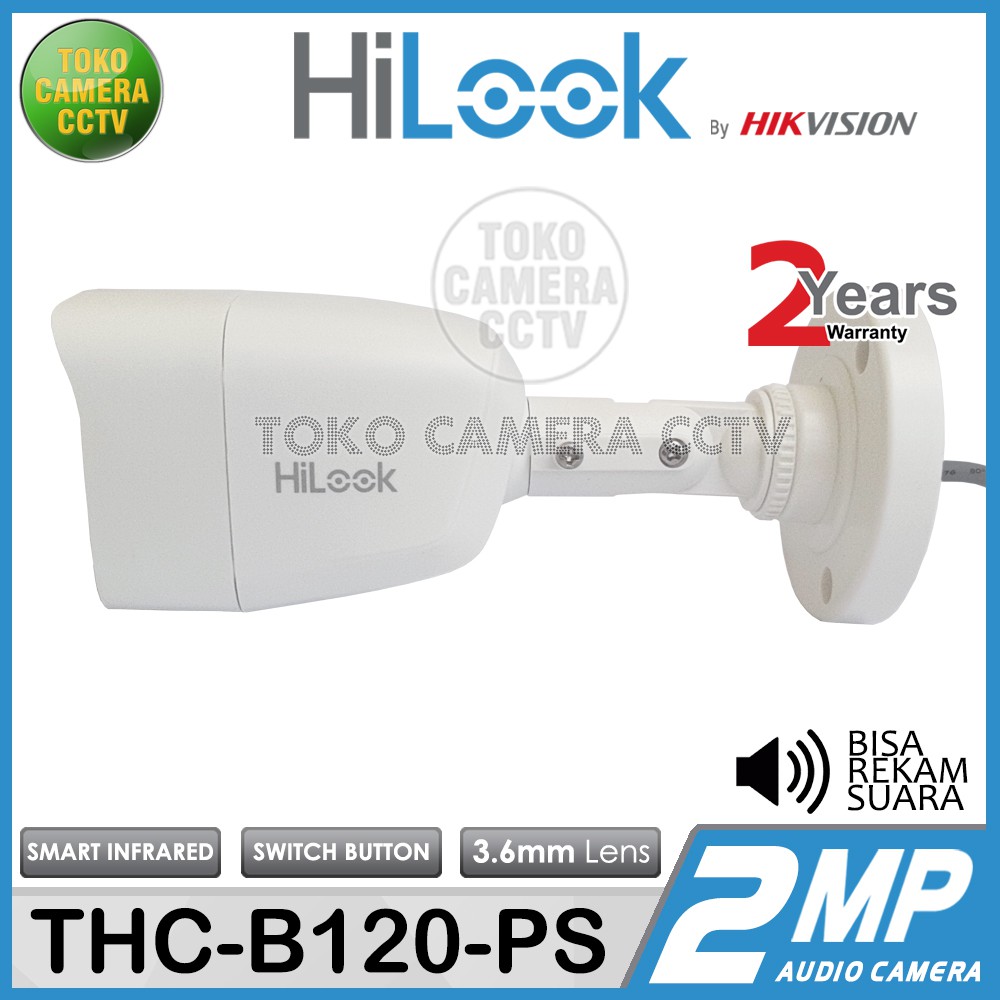 KAMERA CCTV OUTDOOR HiLook THC-B120-PS 2MP MIC AUDIO