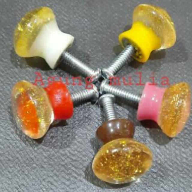 Tarikan laci bulat pelangi tarikan laci plastik warna Tarikan laci bulat pelangi tarikan laci plastik warna