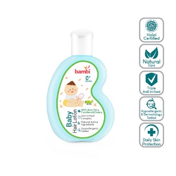 BAMBI Baby Hair Lotion with Candlenut Aloe Vera Celery 100ml