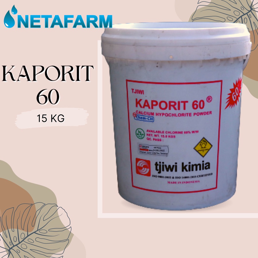 KAPORIT 60® / Calcium Hypochlorite TJIWI KIMIA - 15 Kg