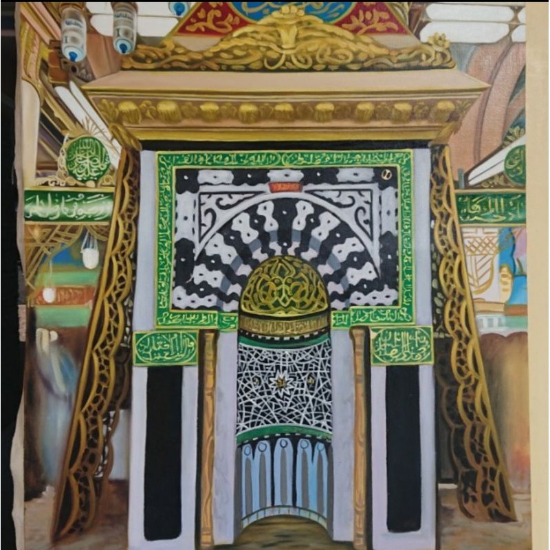 Lukisan Bertema Masjid Nabawi Berkualitas
