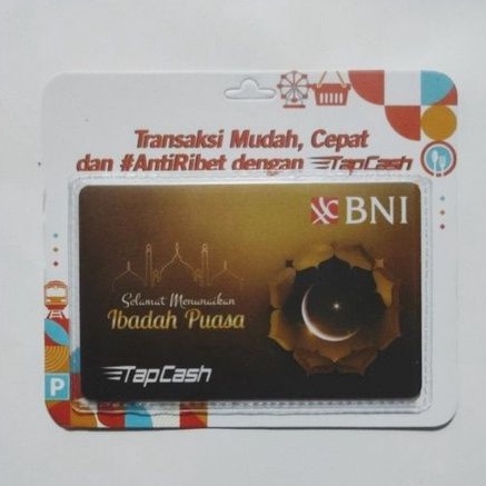 NEW!!! BNI Tapcash edisi RAMADHAN 2022 ORI Like eMONEY eTOLL Flazz or Brizzi