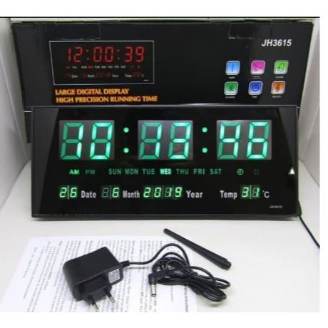 Jam Meja Dan Dinding Digital Led Clock 36 X 15 Promo