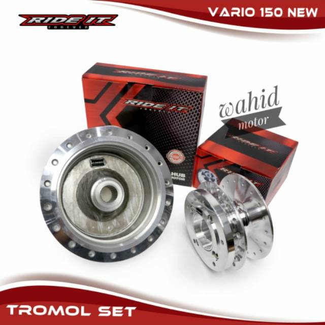 Tromol set vario 150 new 2018 ride it(lobang disc 5)