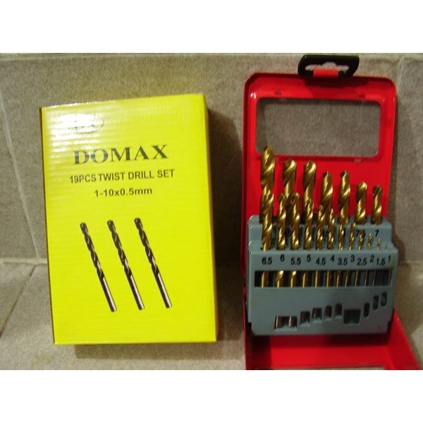 DOMAX MATA BOR BESI SET 19 PCS