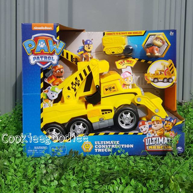 paw patrol yellow truck