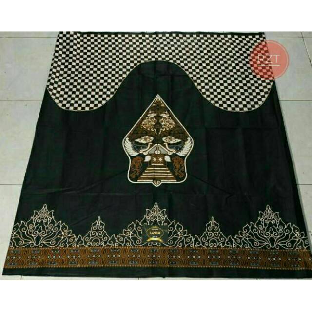 Sarung Batik Halus Motif Wayang Gunungan - Warna Kuning - Sarung Gus Azmi