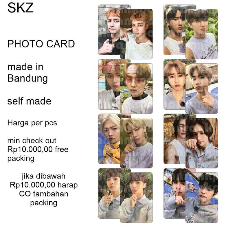 photocard straykids skz no easy ver.