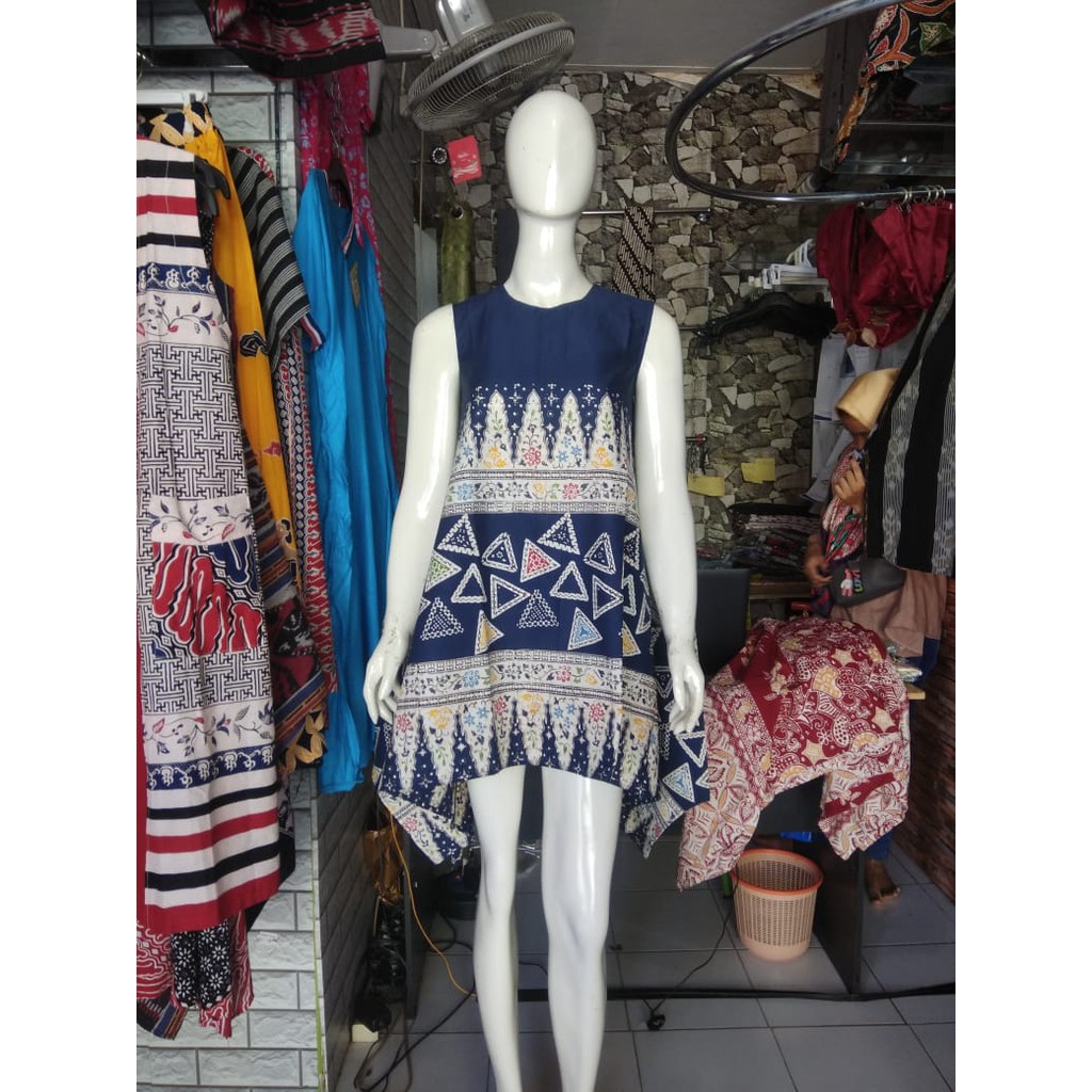 DRESS BATIK CAP | DRESS BATIK WANITA