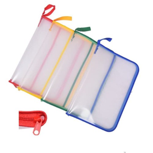 

Map Zipper Bag Folio