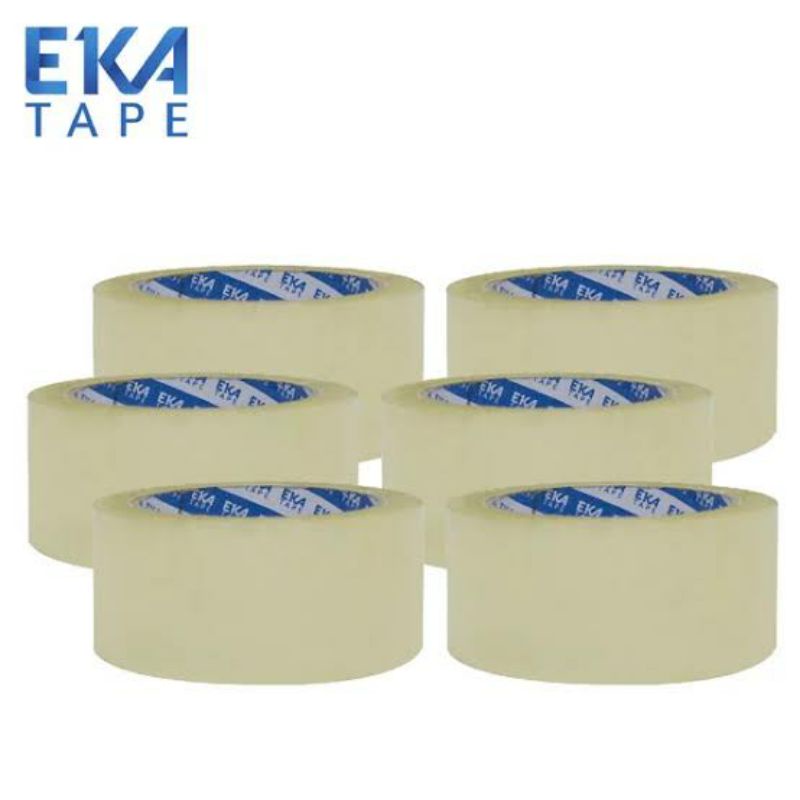 

(Termurah)lakban isolasi opp eka tape 45mmx65 yard by daimaru selotip