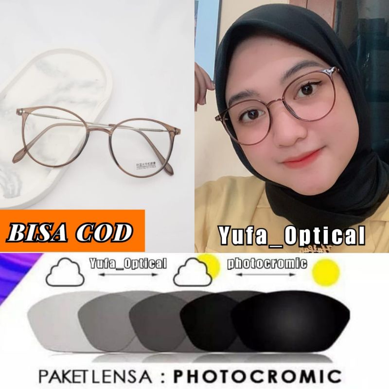 (BISA COD) Frame kacamata KOREA/ kacamata minus kacamata antiradiasi UV/Kacamata pria/wanita/kacamat