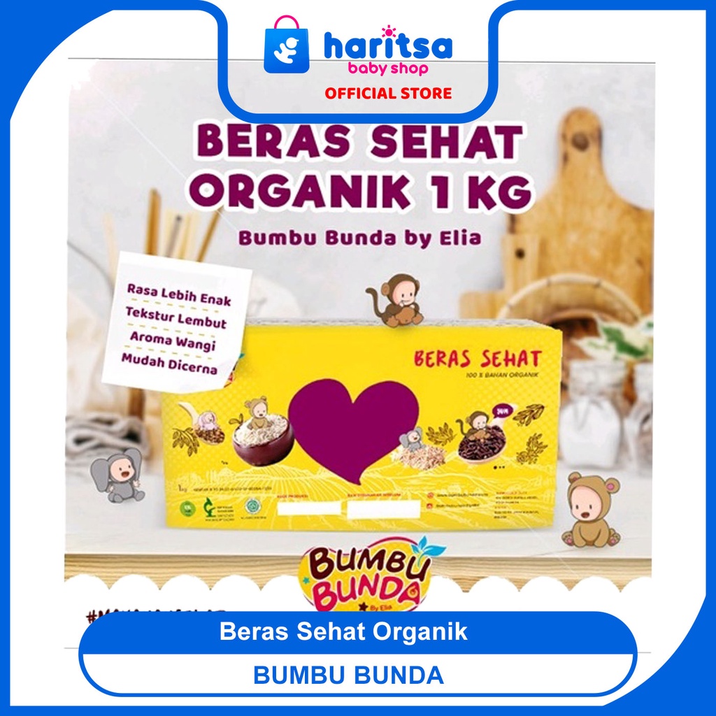 Beras BB Booster BUMBU BUNDA Beras Organik Beras Mpasi Beras Merah Putih Slow Cooker