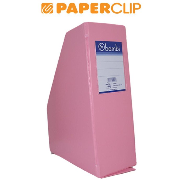 

File-Box- Box File Bambi 1033 Jumbo Folio 21 Pastel Pink -Box-File.