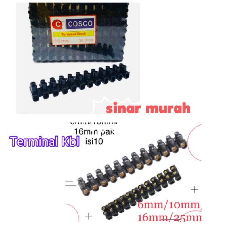 TERMINAL KABEL KUNINGAN COSCO 6MM SNI
