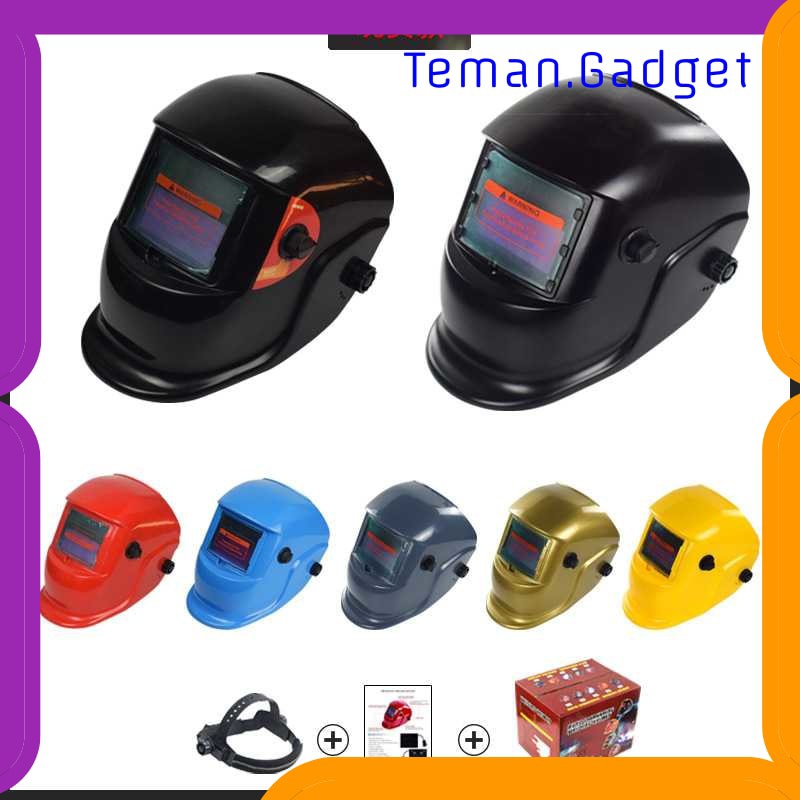 TG-DE447 TAFFWARE DEKO HELM LAS OTOMATIS AUTO DARKENING WELDING HELMET - MZ224