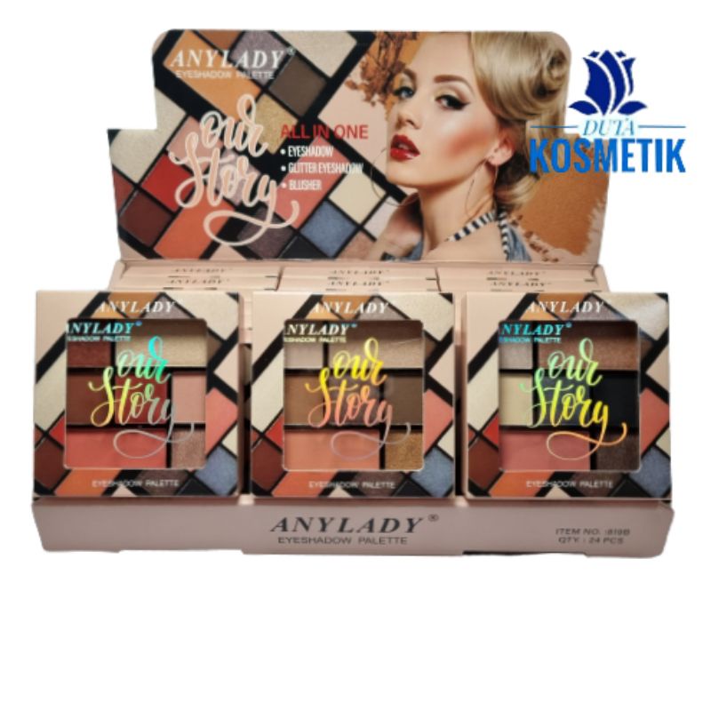 EYESHADOW PALETTE ANYLADY OUR STORY AL IN ONE