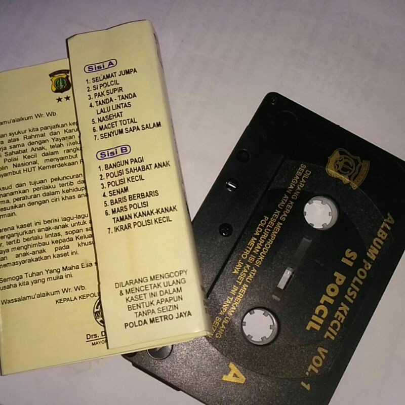 Kaset pita Si Polcil- Album Polisi Kecil vol.1