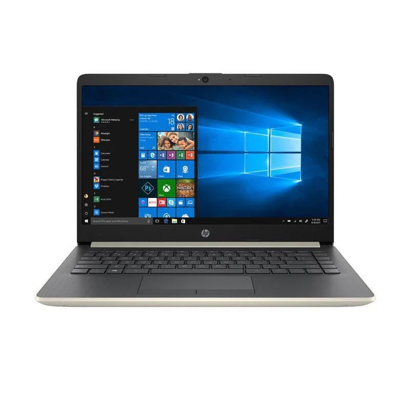 LAPTOP HP 14s-cf1032TX - Gold Core i5-8265U/14.0 HD/4GB/ SSD 256 GB/Radeon 530/Win 10/ No ODD