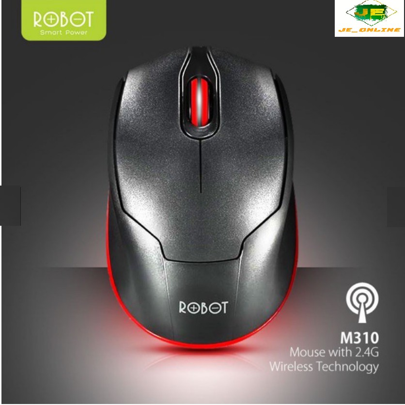 ROBOT M310 Wireless 2.4 GHz Optical Mouse ORIGINAL garansi resmi 1year