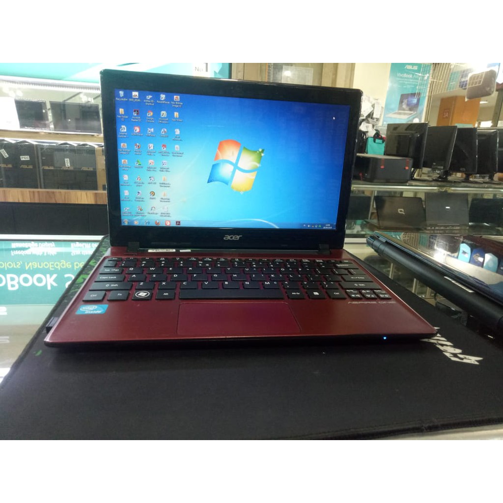 Notebook Second Acer Aspire one 756  sekolah online murah 12 inci