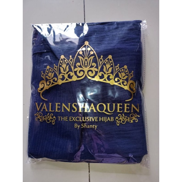 KHIMAR TALI CLARA XL ORIGINAL VALENSHA QUEEN-Navy