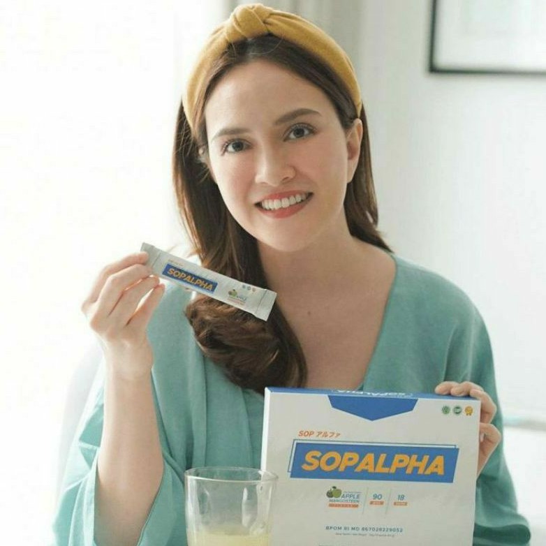 BIOBOOST SOPALPHA 1 sachet rasa mangosteen sopalpha salmon ovary peptide BPOM HALAL