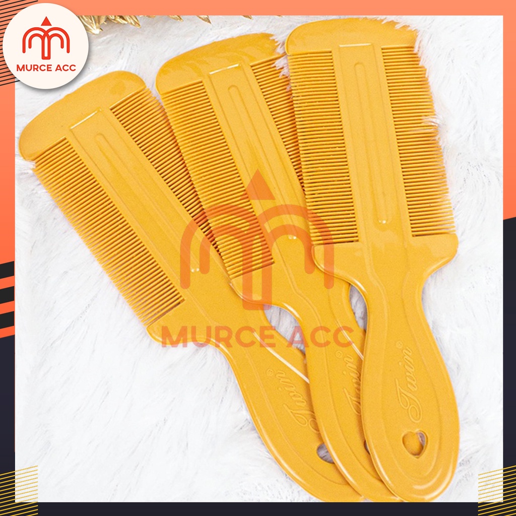 Sisir Serit Plastik / Sisir Kutu Ketombe / Sisir Kerep / Sisir Rambut Plastik