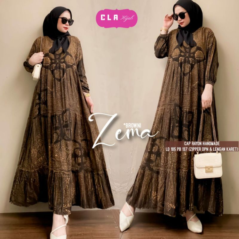 Gamis Wanita Zema Dress