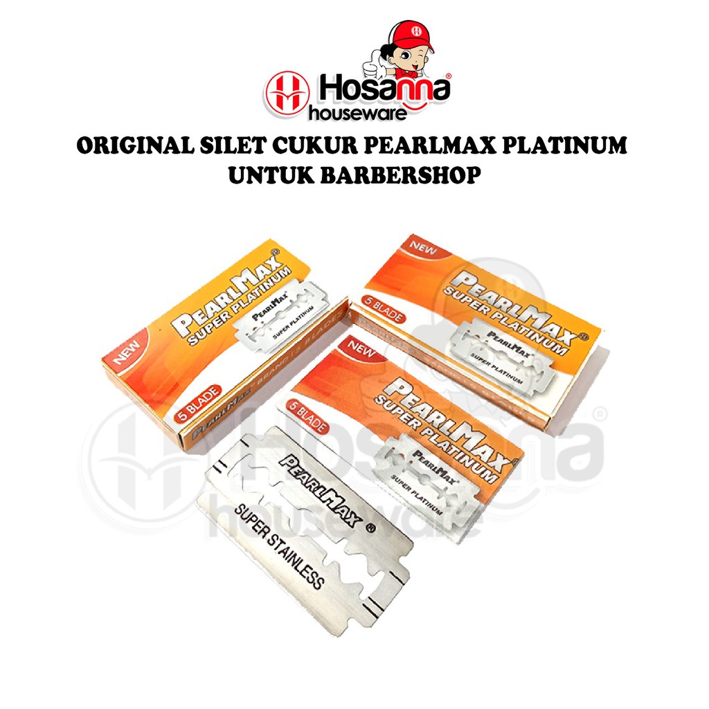 ORIGINAL SILET CUKUR PEARLMAX PLATINUM UNTUK BARBERSHOP-5