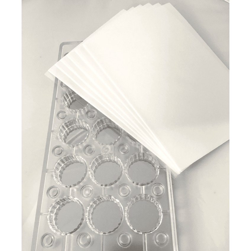 

EDIBLE TRANSFER SHEET | CHOCOLATE TRANSFER SHEET | 1 PCS