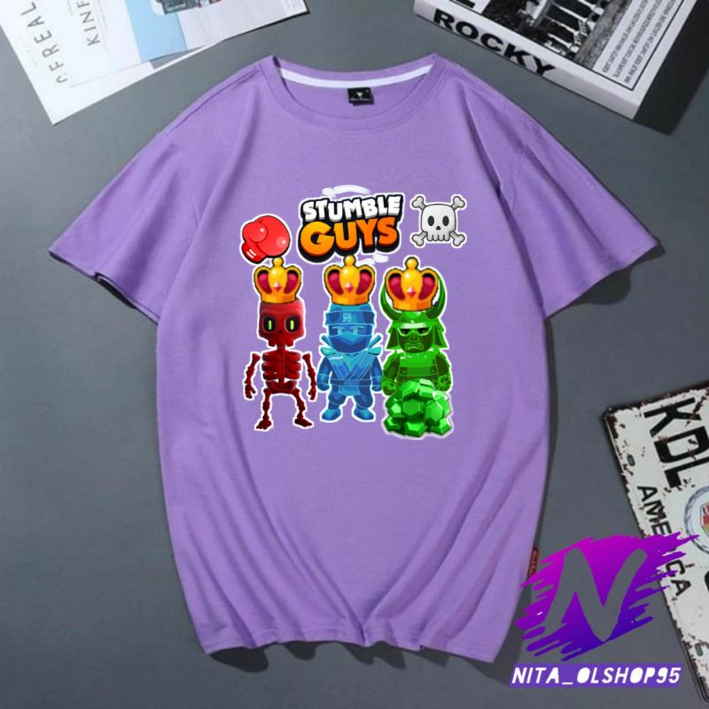 stumble guys baju kaos anak atasan anak laki laki stumble guys premium spesial