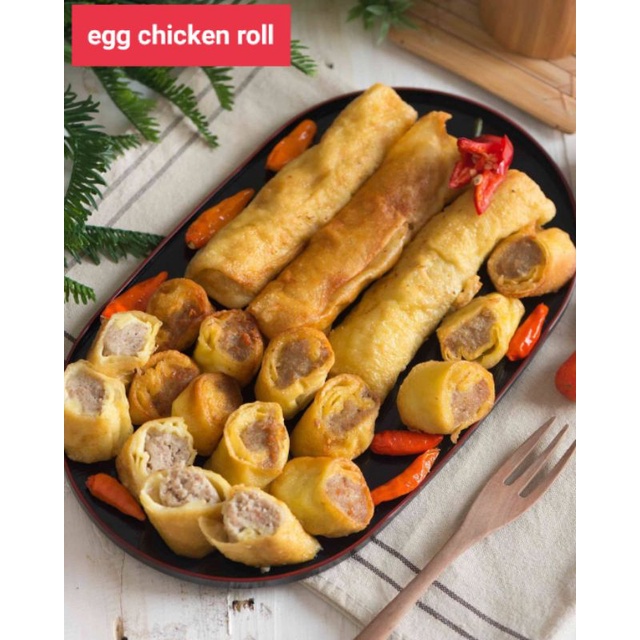 

egg chicken roll kemasan box